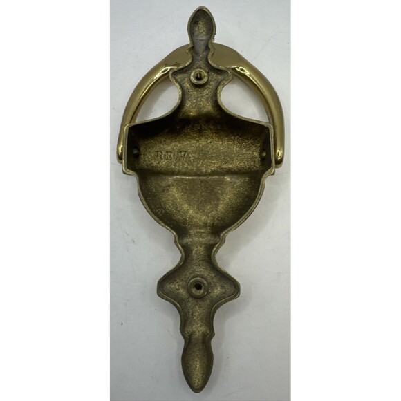 Vintage Brass Door Knocker Traditional Style REV 5 - Picture 3 of 3